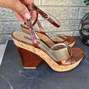 Nine West Danella cork sandals size 8.5